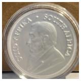 Krugerrand 1 oz.  Silver Coin #2