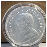 Krugerrand 1 oz.  Silver Coin #1