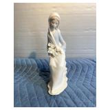 Lladro 'Girl With Lilies' Figurine