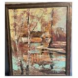 Impasto Landscape Painting