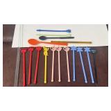 Vintage Bar Sticks (Glass The Belvedere