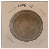 1896 O Morgan Silver Dollar