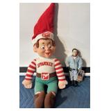 Vintage 7UP Sparkly & Lone Ranger Dolls