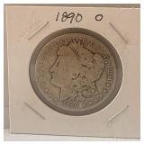 1890 O Morgan Silver Dollar #1
