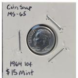1964 US Silver Dime #2