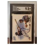 Andruw Jones Rookie Autographed Gr. 9.5 Card