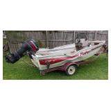 2003 Fisher Avenger 14 Bass Boat