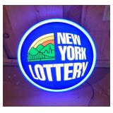 NY Lottery Sign