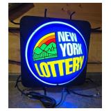 NY Lottery Sign