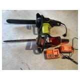 Atlas 80V Chainsaw & Poulan Electric Chain Saw