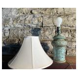 Turquoise Carbone Lamp