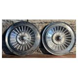 2- Ford Hubcaps