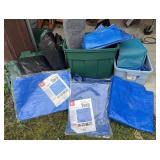 Huge Lot Of Tarps- New & Used