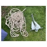 Boat Anchor & Rope