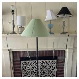 Baby Blue Hobnail Lamp & 4 More
