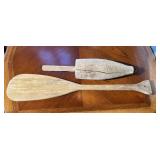 Wooden Buoy & Paddle