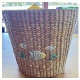 Wicker Waste Basket