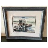Watercolor Nautical Painting
