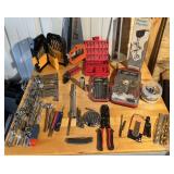 Sockets-Drill Bits-Saw-Snips & More