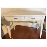 Wooden 2 Drawer Desk White
