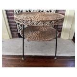Wicker Round Stand