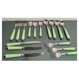 Lime Green Flatware - Oneida