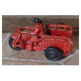 Vintage Cast Iron Crash Car