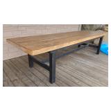 10ft Wooden Table