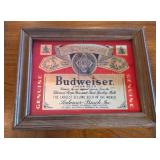 Budweiser Beer Sign
