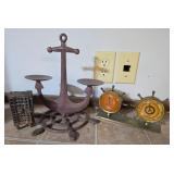 Vintage Swift Weather Station, Candle Holder, Bank