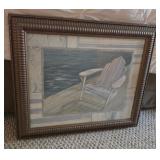 Adirondack Chair Print by Wiley