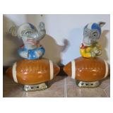 Jim Beam Political Football Decanters