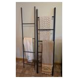 Towel Racks and Wooden Hanger