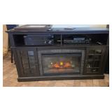 Entertainment Cabinet w/ Electric Fireplace