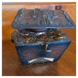 Jim Beam Treasure Chest Liquor Bottle