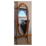 Standing Oval Mirror