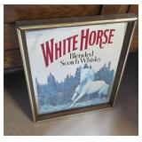 White Horse Scotch Sign