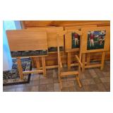 Folding Wooden Golf Style Tables