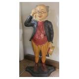 Vintage Metal Gentleman Door Stop