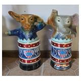Jim Beam Political Decanters