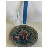 1970 Fenton Glass Blower Plate 8"