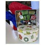 Lot of Christmas Tins
