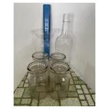 Asst Clear Bottles