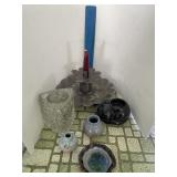 Pottery and Candle assortment