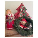 Fabric Tree 15"