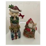 Jim Shore Christmas Cat Figurines