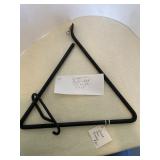 Handmade Wrought Iron Triangle Dinner Bell