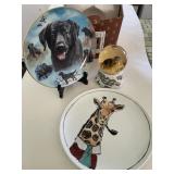 Bradford Black Lab Plate 8"
