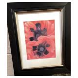 Black Rose Print Framed