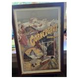 Framed Vintage Poster